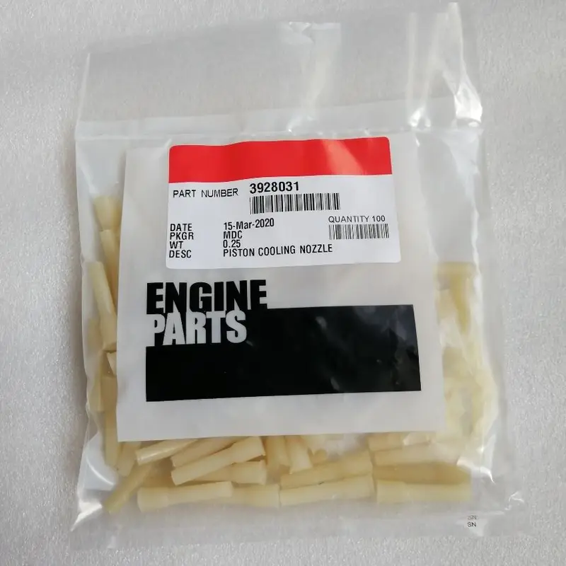 3928031 3901020 6 PCS Piston Cooling Nozzle for Cummins Engine C8.3L 6C 6CT 6CTA 6CTAA