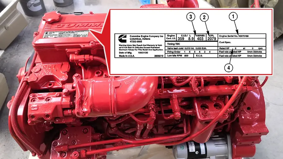 Cummins Engine Serial Lookup Loacation