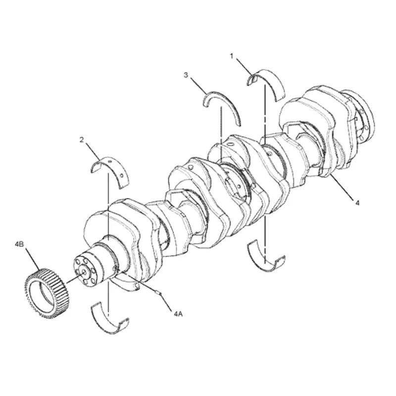 361-5593 Crankshaft Without Gear for Caterpillar CAT Engine C13 Excavator 349 352 349E 352F 352F-VG Loader 980L 980M 982M Dump Truck 730 735 361-5593 Crankshaft Without Gear for Caterpillar CAT Engine C13 Excavator 349 352 349E 352F 352F-VG Loader 980L 980M 982M Dump Truck 730 735