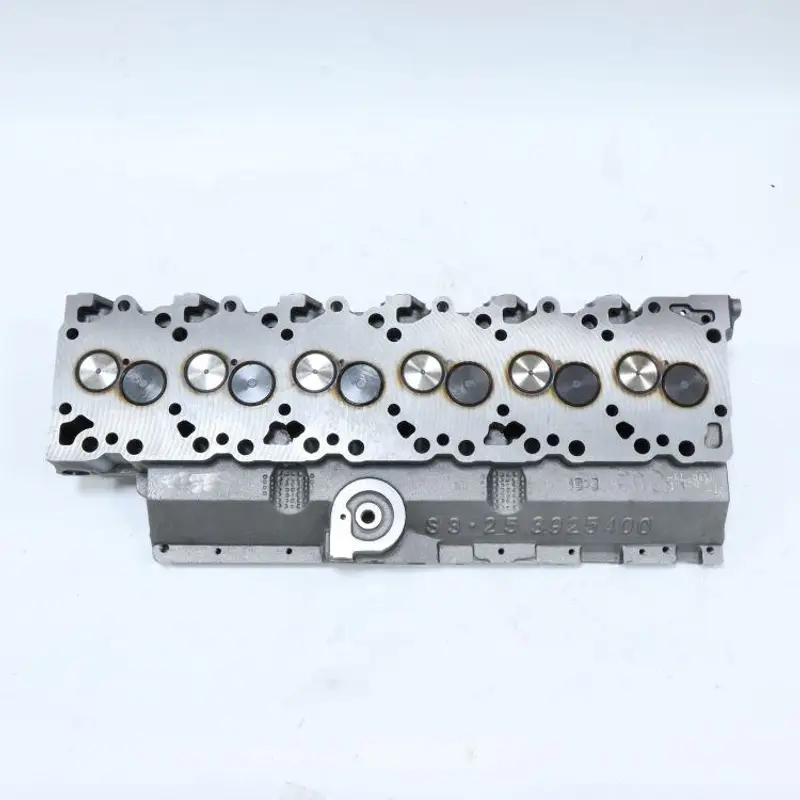 4BTdiesel 6BT 6BT5.9 6BTA 6B5.9 Complete Cylinder Head with Valves for Cummins Engine Hyundai Forklift 100D-7 120D-7 135D-7 160D-7 Excavator R140LC-9S R160LC-9S R210W-9S R260LC-9S