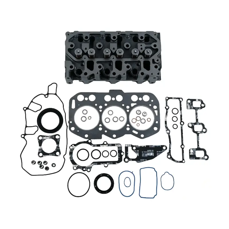 4BTdiesel 3D76E Engine Complete Cylinder Head with Full Gasket Kit for Komatsu PC20MR-2 PC22MR-3 PC26MR-3 Excavator