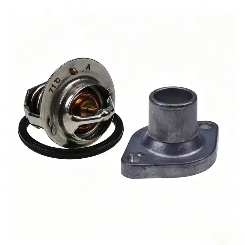 Thermostat & Cover YM119717-49800 for Komatsu Engine 3D76E-6 3D76E-5N-BA Excavator PC22MR-3 PC20MR-2 Thermostat & Cover YM119717-49800 for Komatsu Engine 3D76E-6 3D76E-5N-BA Excavator PC22MR-3 PC20MR-2