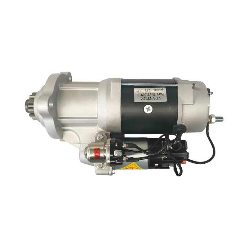 24V Starter Motor 3103916 for Cummins Engine ISM ISX QSM11 M11 QSX15 Hyundai Excavator R450LC-7 R450LC-7A R500LC-7 R500LC-7A