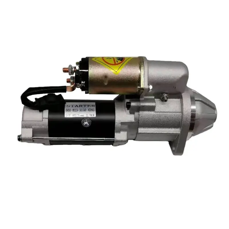 24V 9T Starter Motor 600-813-3130 for Komatsu Engine 4D95 Crawler Dozer D20 D20A D20S