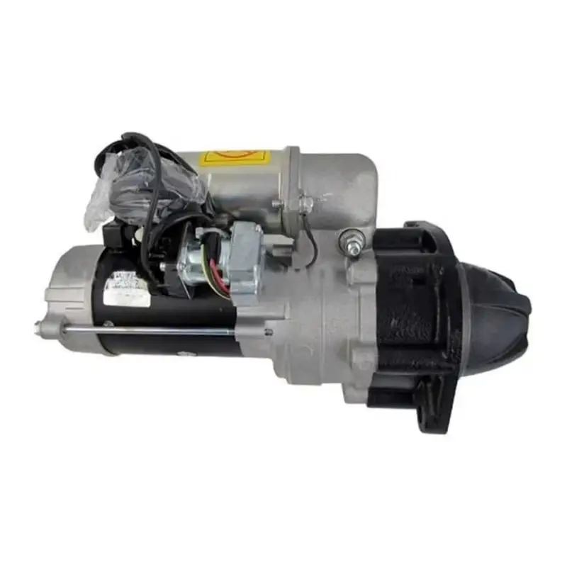 24V 11T Starter Motor with Relay 600-813-4424 for Komatsu S4D95L-1 S6D95L-1 Engine PC220-5 PC130-5 PC120-5 PC200-5