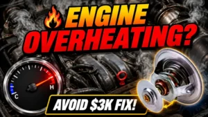 Engine overheating warning and thermostat solution