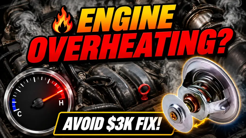 Engine overheating warning and thermostat solution