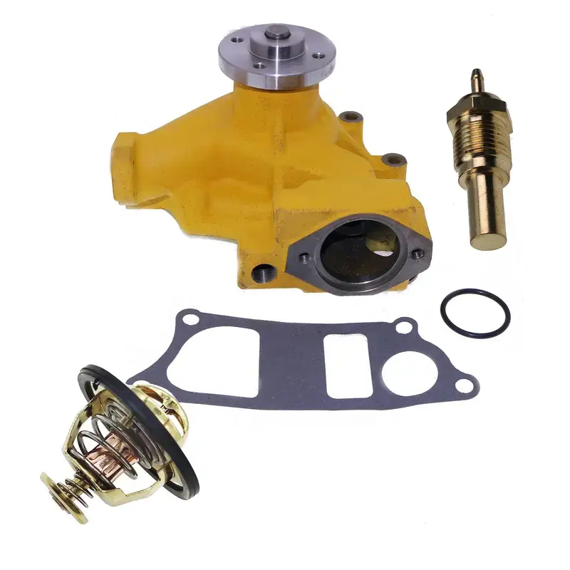 4BTdiesel Water Pump & Thermostat & Sensor for Komatsu Engine 4D95 Dozer D20-6 D21-6 D20-7 D21A-6