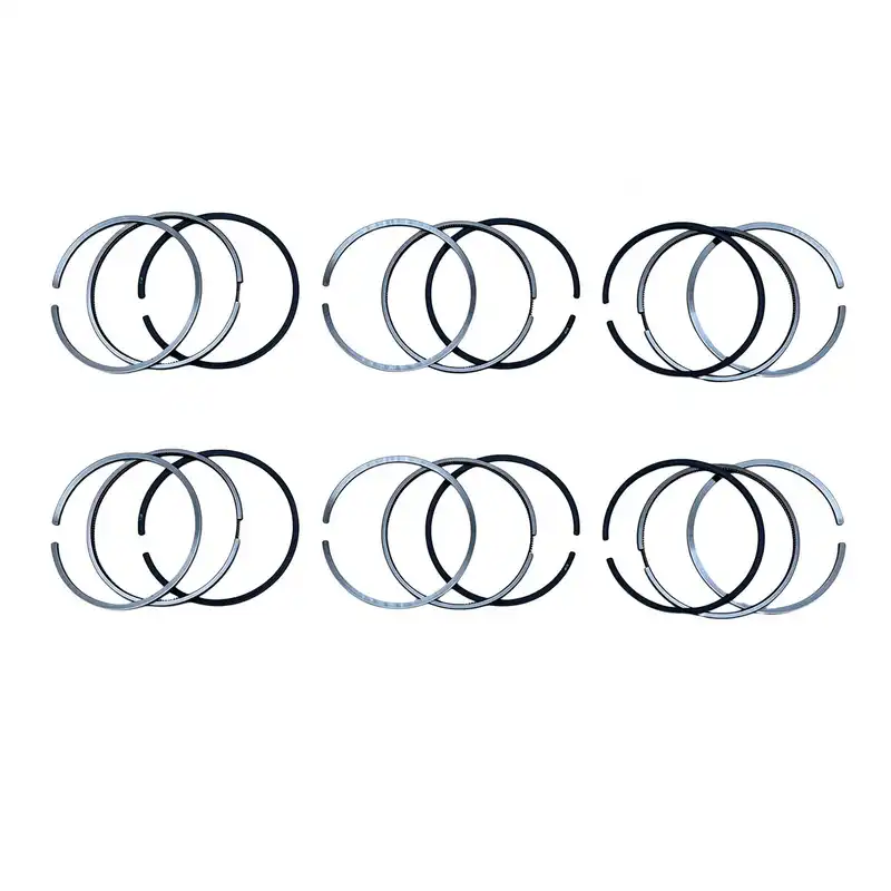 6 Pieces Piston Ring Kit 4089643 4376319 for Cummins Engine 6C ISC QSC C8.3 L8.9 ISL QSL L375 T375 6 Pieces Piston Ring Kit 4089643 4376319 for Cummins Engine 6C ISC QSC C8.3 L8.9 ISL QSL L375 T375
